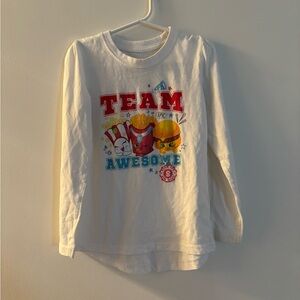 Shopkins White Long Sleeve Tee - Team Fun